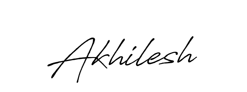 How to make Akhilesh signature? Antro_Vectra_Bolder is a professional autograph style. Create handwritten signature for Akhilesh name. Akhilesh signature style 7 images and pictures png