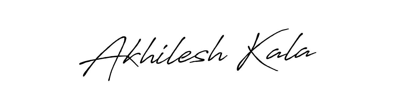 How to make Akhilesh Kala signature? Antro_Vectra_Bolder is a professional autograph style. Create handwritten signature for Akhilesh Kala name. Akhilesh Kala signature style 7 images and pictures png