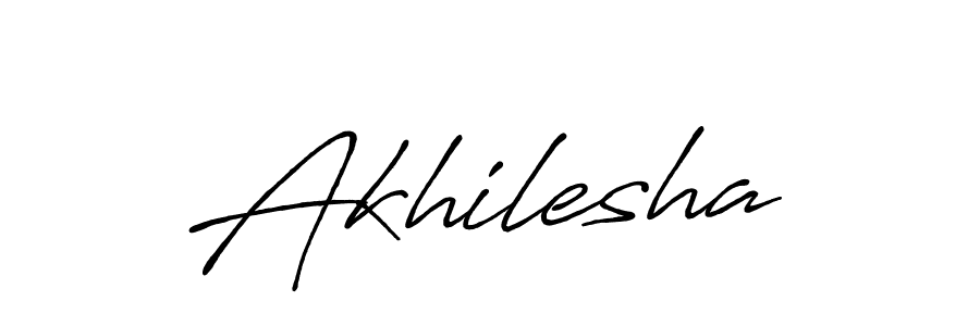 Akhilesha stylish signature style. Best Handwritten Sign (Antro_Vectra_Bolder) for my name. Handwritten Signature Collection Ideas for my name Akhilesha. Akhilesha signature style 7 images and pictures png