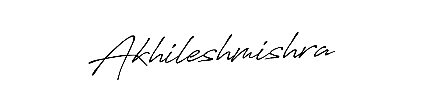 Create a beautiful signature design for name Akhileshmishra. With this signature (Antro_Vectra_Bolder) fonts, you can make a handwritten signature for free. Akhileshmishra signature style 7 images and pictures png