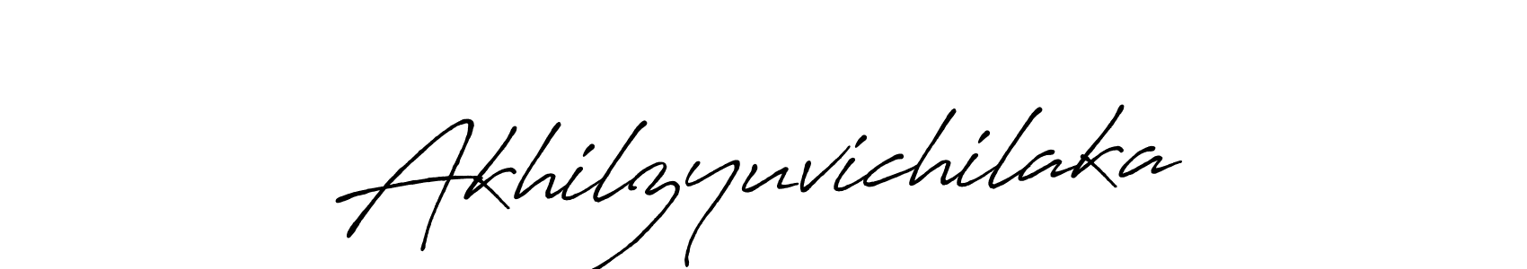 Design your own signature with our free online signature maker. With this signature software, you can create a handwritten (Antro_Vectra_Bolder) signature for name Akhilzyuvichilaka. Akhilzyuvichilaka signature style 7 images and pictures png