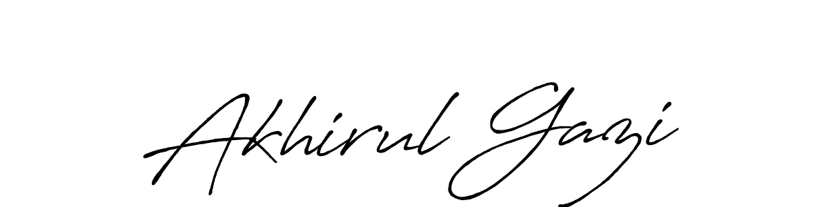 How to make Akhirul Gazi signature? Antro_Vectra_Bolder is a professional autograph style. Create handwritten signature for Akhirul Gazi name. Akhirul Gazi signature style 7 images and pictures png