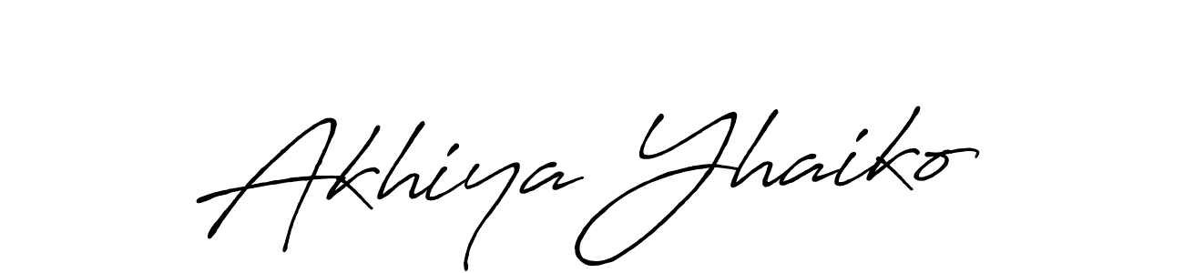 Also we have Akhiya Yhaiko name is the best signature style. Create professional handwritten signature collection using Antro_Vectra_Bolder autograph style. Akhiya Yhaiko signature style 7 images and pictures png