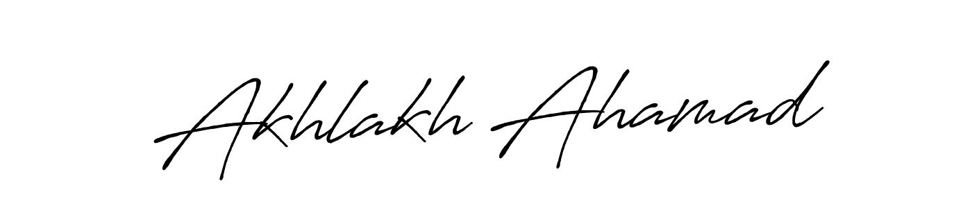 Make a beautiful signature design for name Akhlakh Ahamad. Use this online signature maker to create a handwritten signature for free. Akhlakh Ahamad signature style 7 images and pictures png