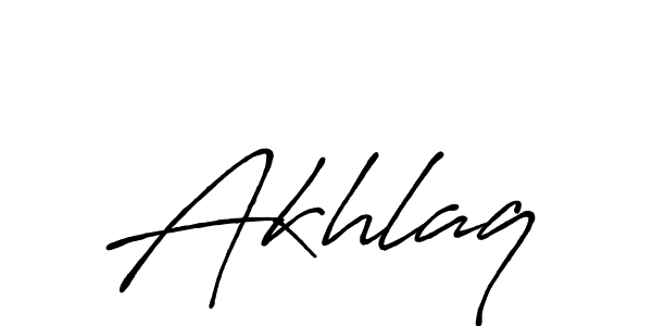 if you are searching for the best signature style for your name Akhlaq. so please give up your signature search. here we have designed multiple signature styles  using Antro_Vectra_Bolder. Akhlaq signature style 7 images and pictures png