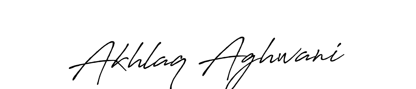 Antro_Vectra_Bolder is a professional signature style that is perfect for those who want to add a touch of class to their signature. It is also a great choice for those who want to make their signature more unique. Get Akhlaq Aghwani name to fancy signature for free. Akhlaq Aghwani signature style 7 images and pictures png