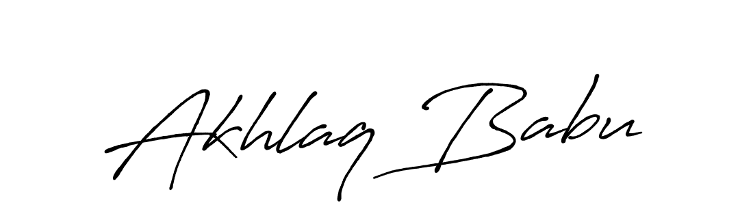 Make a beautiful signature design for name Akhlaq Babu. Use this online signature maker to create a handwritten signature for free. Akhlaq Babu signature style 7 images and pictures png