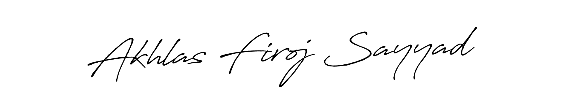 if you are searching for the best signature style for your name Akhlas Firoj Sayyad. so please give up your signature search. here we have designed multiple signature styles  using Antro_Vectra_Bolder. Akhlas Firoj Sayyad signature style 7 images and pictures png