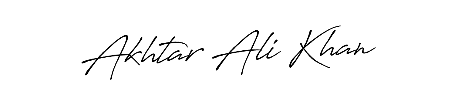 It looks lik you need a new signature style for name Akhtar Ali Khan. Design unique handwritten (Antro_Vectra_Bolder) signature with our free signature maker in just a few clicks. Akhtar Ali Khan signature style 7 images and pictures png
