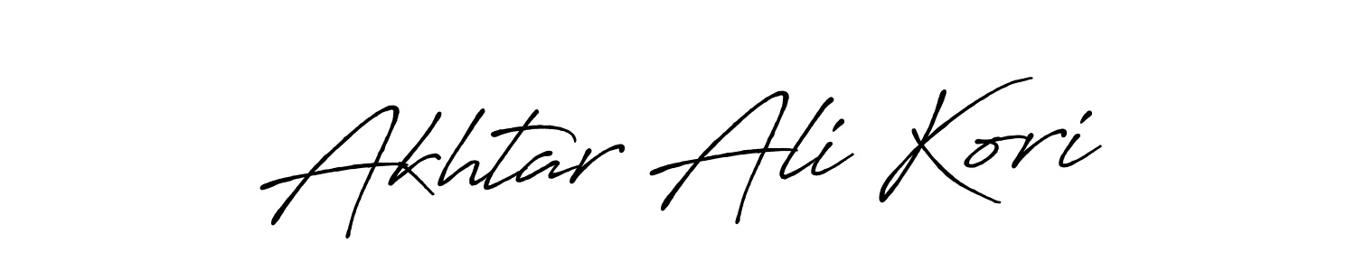 Make a short Akhtar Ali Kori signature style. Manage your documents anywhere anytime using Antro_Vectra_Bolder. Create and add eSignatures, submit forms, share and send files easily. Akhtar Ali Kori signature style 7 images and pictures png