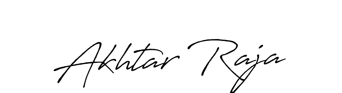 Akhtar Raja stylish signature style. Best Handwritten Sign (Antro_Vectra_Bolder) for my name. Handwritten Signature Collection Ideas for my name Akhtar Raja. Akhtar Raja signature style 7 images and pictures png