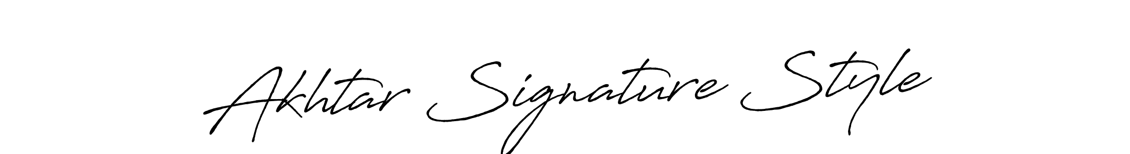 How to make Akhtar Signature Style name signature. Use Antro_Vectra_Bolder style for creating short signs online. This is the latest handwritten sign. Akhtar Signature Style signature style 7 images and pictures png