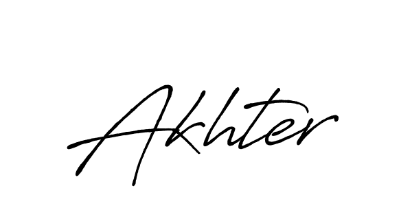 Make a beautiful signature design for name Akhter. Use this online signature maker to create a handwritten signature for free. Akhter signature style 7 images and pictures png
