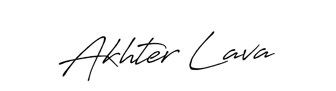 Once you've used our free online signature maker to create your best signature Antro_Vectra_Bolder style, it's time to enjoy all of the benefits that Akhter Lava name signing documents. Akhter Lava signature style 7 images and pictures png