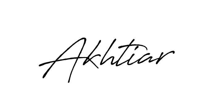 Also You can easily find your signature by using the search form. We will create Akhtiar name handwritten signature images for you free of cost using Antro_Vectra_Bolder sign style. Akhtiar signature style 7 images and pictures png