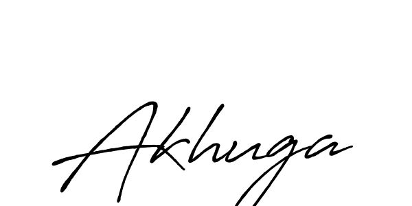 Akhuga stylish signature style. Best Handwritten Sign (Antro_Vectra_Bolder) for my name. Handwritten Signature Collection Ideas for my name Akhuga. Akhuga signature style 7 images and pictures png