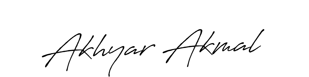 Make a beautiful signature design for name Akhyar Akmal. Use this online signature maker to create a handwritten signature for free. Akhyar Akmal signature style 7 images and pictures png