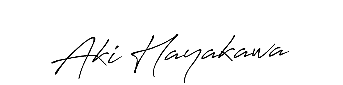 The best way (Antro_Vectra_Bolder) to make a short signature is to pick only two or three words in your name. The name Aki Hayakawa include a total of six letters. For converting this name. Aki Hayakawa signature style 7 images and pictures png