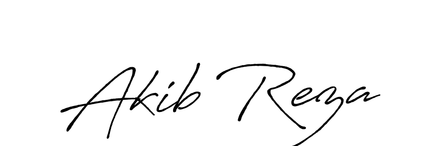 Also we have Akib Reza name is the best signature style. Create professional handwritten signature collection using Antro_Vectra_Bolder autograph style. Akib Reza signature style 7 images and pictures png