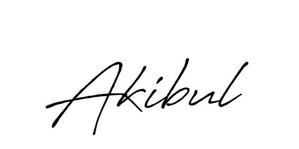 Create a beautiful signature design for name Akibul. With this signature (Antro_Vectra_Bolder) fonts, you can make a handwritten signature for free. Akibul signature style 7 images and pictures png