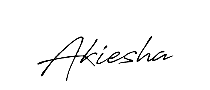Also we have Akiesha name is the best signature style. Create professional handwritten signature collection using Antro_Vectra_Bolder autograph style. Akiesha signature style 7 images and pictures png