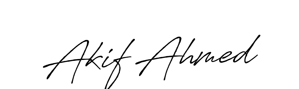 Antro_Vectra_Bolder is a professional signature style that is perfect for those who want to add a touch of class to their signature. It is also a great choice for those who want to make their signature more unique. Get Akif Ahmed name to fancy signature for free. Akif Ahmed signature style 7 images and pictures png