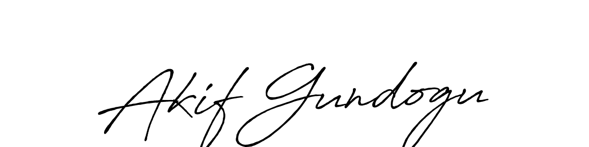 Also we have Akif Gundogu name is the best signature style. Create professional handwritten signature collection using Antro_Vectra_Bolder autograph style. Akif Gundogu signature style 7 images and pictures png