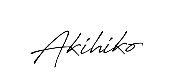 Design your own signature with our free online signature maker. With this signature software, you can create a handwritten (Antro_Vectra_Bolder) signature for name Akihiko. Akihiko signature style 7 images and pictures png