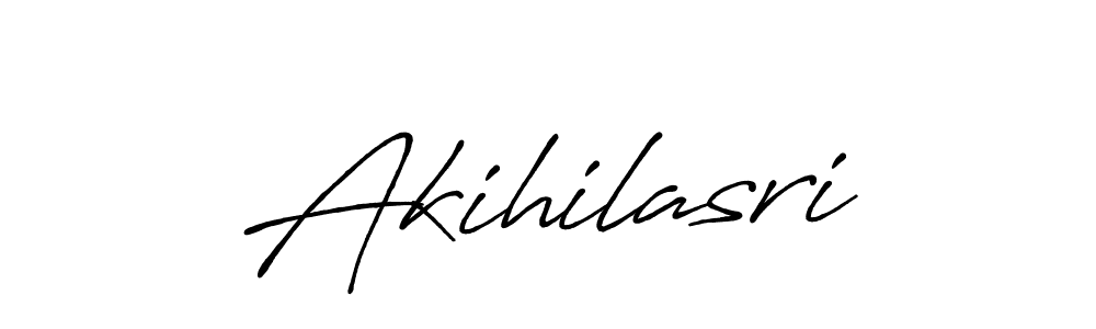 Use a signature maker to create a handwritten signature online. With this signature software, you can design (Antro_Vectra_Bolder) your own signature for name Akihilasri. Akihilasri signature style 7 images and pictures png