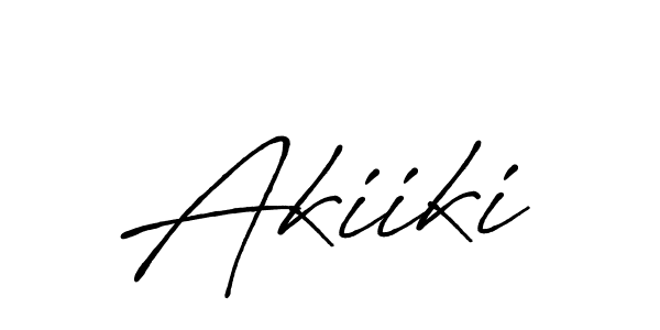 Akiiki stylish signature style. Best Handwritten Sign (Antro_Vectra_Bolder) for my name. Handwritten Signature Collection Ideas for my name Akiiki. Akiiki signature style 7 images and pictures png