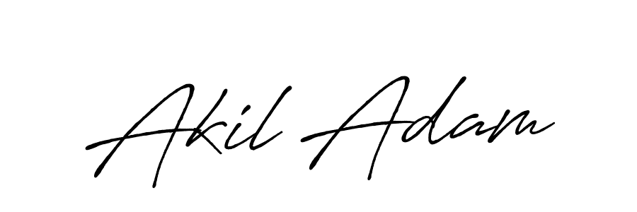 Once you've used our free online signature maker to create your best signature Antro_Vectra_Bolder style, it's time to enjoy all of the benefits that Akil Adam name signing documents. Akil Adam signature style 7 images and pictures png