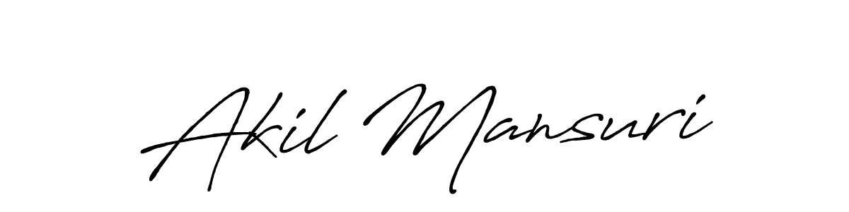 Once you've used our free online signature maker to create your best signature Antro_Vectra_Bolder style, it's time to enjoy all of the benefits that Akil Mansuri name signing documents. Akil Mansuri signature style 7 images and pictures png
