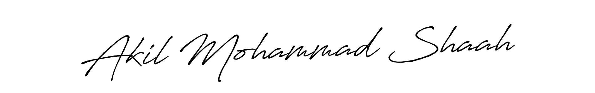 The best way (Antro_Vectra_Bolder) to make a short signature is to pick only two or three words in your name. The name Akil Mohammad Shaah include a total of six letters. For converting this name. Akil Mohammad Shaah signature style 7 images and pictures png