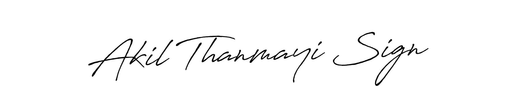 Akil Thanmayi Sign stylish signature style. Best Handwritten Sign (Antro_Vectra_Bolder) for my name. Handwritten Signature Collection Ideas for my name Akil Thanmayi Sign. Akil Thanmayi Sign signature style 7 images and pictures png