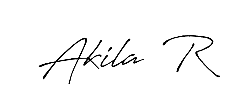 Also You can easily find your signature by using the search form. We will create Akila  R name handwritten signature images for you free of cost using Antro_Vectra_Bolder sign style. Akila  R signature style 7 images and pictures png