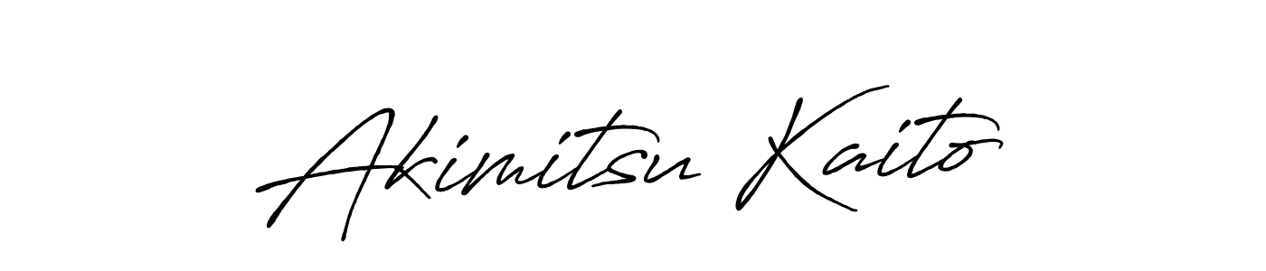 Create a beautiful signature design for name Akimitsu Kaito. With this signature (Antro_Vectra_Bolder) fonts, you can make a handwritten signature for free. Akimitsu Kaito signature style 7 images and pictures png