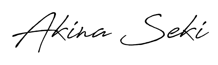 Quickly download Akina Seki name signature in high-resolution PNG using Antro_Vectra_Bolder style. Ready to insert into PDFs and online applications. Akina Seki signature style 7 images and pictures png