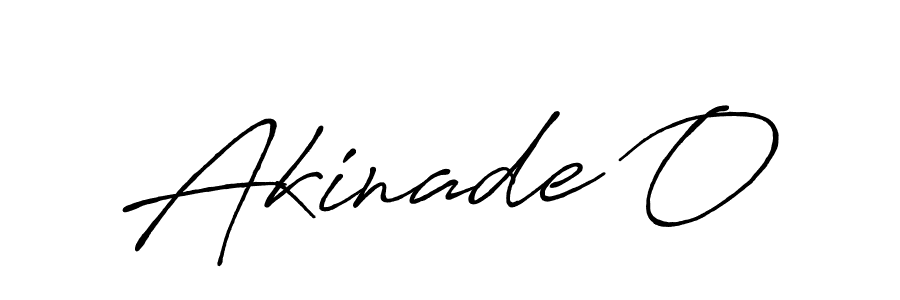It looks lik you need a new signature style for name Akinade O. Design unique handwritten (Antro_Vectra_Bolder) signature with our free signature maker in just a few clicks. Akinade O signature style 7 images and pictures png