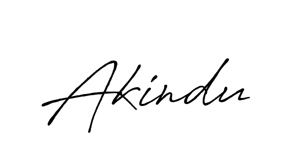 Create a beautiful signature design for name Akindu. With this signature (Antro_Vectra_Bolder) fonts, you can make a handwritten signature for free. Akindu signature style 7 images and pictures png