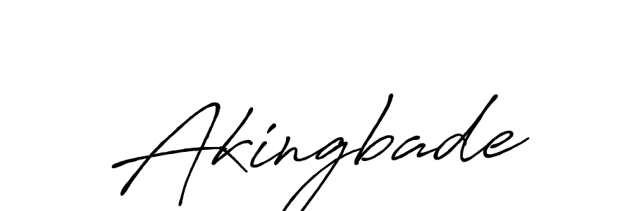 Make a beautiful signature design for name Akingbade. Use this online signature maker to create a handwritten signature for free. Akingbade signature style 7 images and pictures png