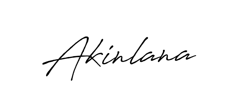 Design your own signature with our free online signature maker. With this signature software, you can create a handwritten (Antro_Vectra_Bolder) signature for name Akinlana. Akinlana signature style 7 images and pictures png