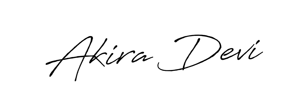 You should practise on your own different ways (Antro_Vectra_Bolder) to write your name (Akira Devi) in signature. don't let someone else do it for you. Akira Devi signature style 7 images and pictures png
