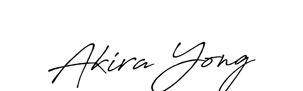 Also we have Akira Yong name is the best signature style. Create professional handwritten signature collection using Antro_Vectra_Bolder autograph style. Akira Yong signature style 7 images and pictures png