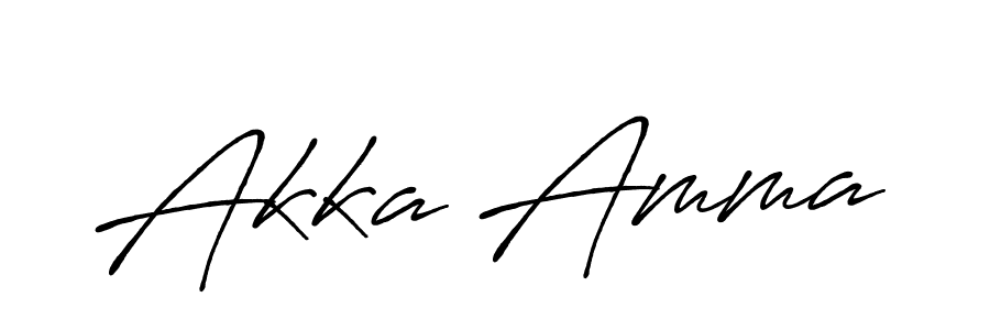 It looks lik you need a new signature style for name Akka Amma. Design unique handwritten (Antro_Vectra_Bolder) signature with our free signature maker in just a few clicks. Akka Amma signature style 7 images and pictures png