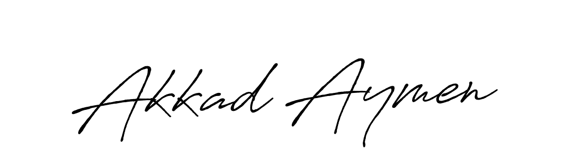 It looks lik you need a new signature style for name Akkad Aymen. Design unique handwritten (Antro_Vectra_Bolder) signature with our free signature maker in just a few clicks. Akkad Aymen signature style 7 images and pictures png