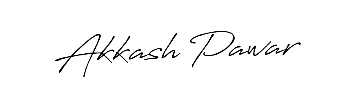 Design your own signature with our free online signature maker. With this signature software, you can create a handwritten (Antro_Vectra_Bolder) signature for name Akkash Pawar. Akkash Pawar signature style 7 images and pictures png
