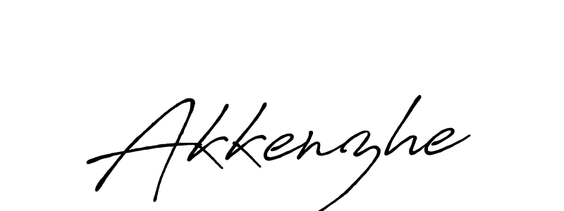 How to Draw Akkenzhe signature style? Antro_Vectra_Bolder is a latest design signature styles for name Akkenzhe. Akkenzhe signature style 7 images and pictures png