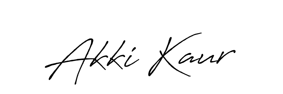 Use a signature maker to create a handwritten signature online. With this signature software, you can design (Antro_Vectra_Bolder) your own signature for name Akki Kaur. Akki Kaur signature style 7 images and pictures png