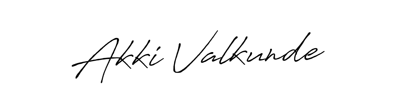 You can use this online signature creator to create a handwritten signature for the name Akki Valkunde. This is the best online autograph maker. Akki Valkunde signature style 7 images and pictures png