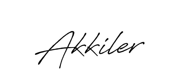 if you are searching for the best signature style for your name Akkiler. so please give up your signature search. here we have designed multiple signature styles  using Antro_Vectra_Bolder. Akkiler signature style 7 images and pictures png